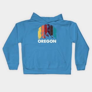 Oregon vintages Kids Hoodie